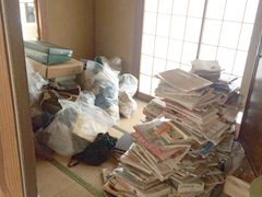 ゴミ屋敷の画像