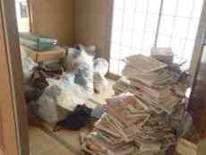 ゴミ屋敷片付け前の写真