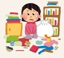 片付けに困っているイメージ