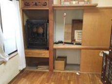 遺品整理後の写真