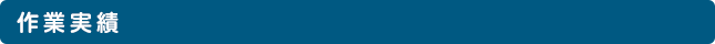 作業実績