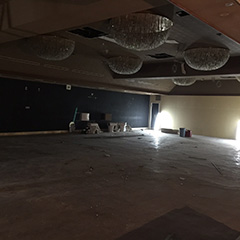 社交ダンスフロアの解体撤去後のイメージ